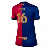 Barcelona Fermin Lopez #16 Fußballbekleidung Heimtrikot Damen 2024-25 Kurzarm